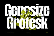 Genesize Grotesk - Condensed Font, a Sans Serif Font by limitype (Thumbnail 1 of 9)