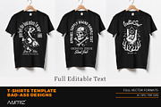 Bad-Ass Tshirt Designs Bundle, an Illustration by Maioriz Shop (Thumbnail 2 of 3)