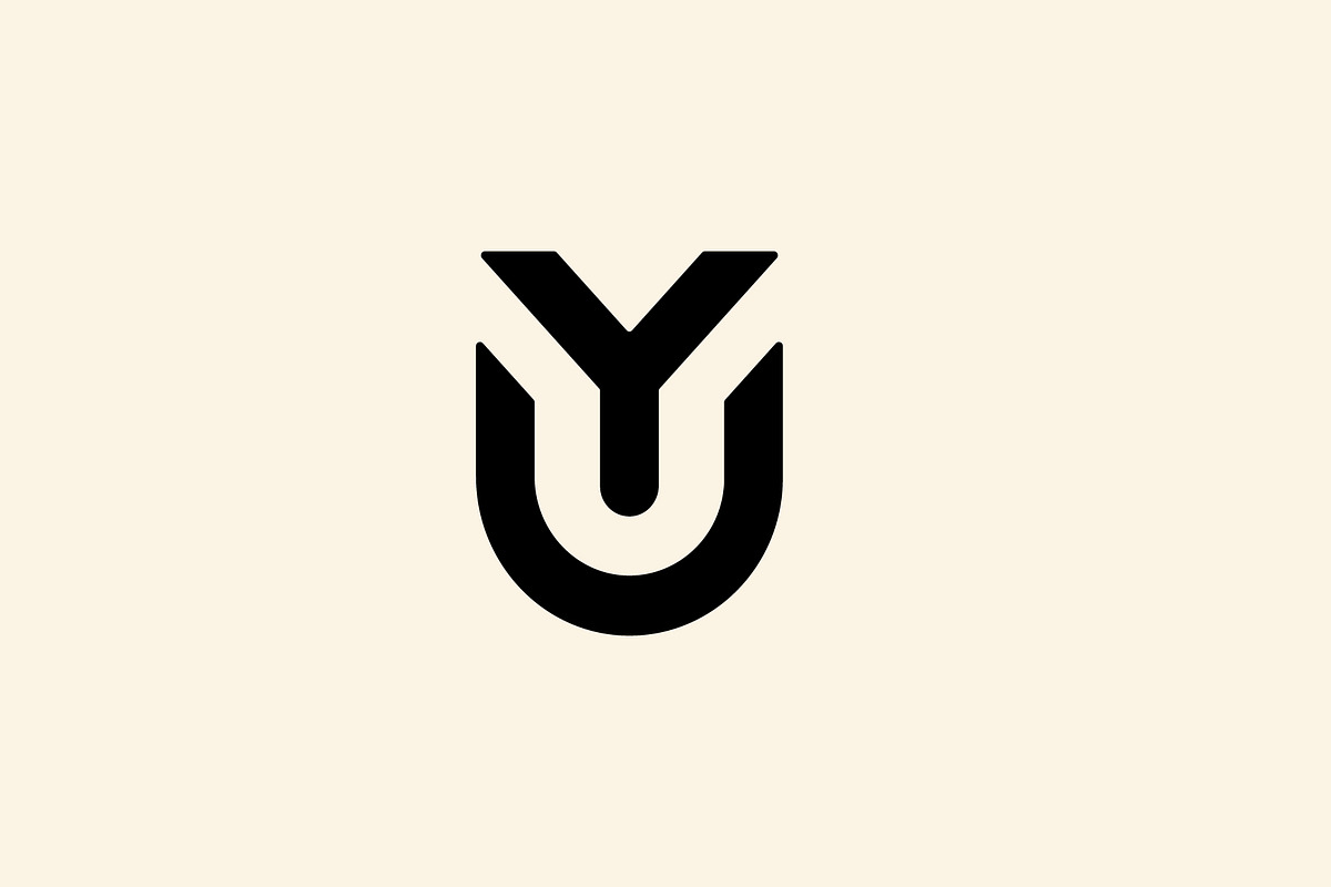 YU letter monogram Logo Design, a Branding & Logo Template by Vectoryzen (Photo 1 of 2)