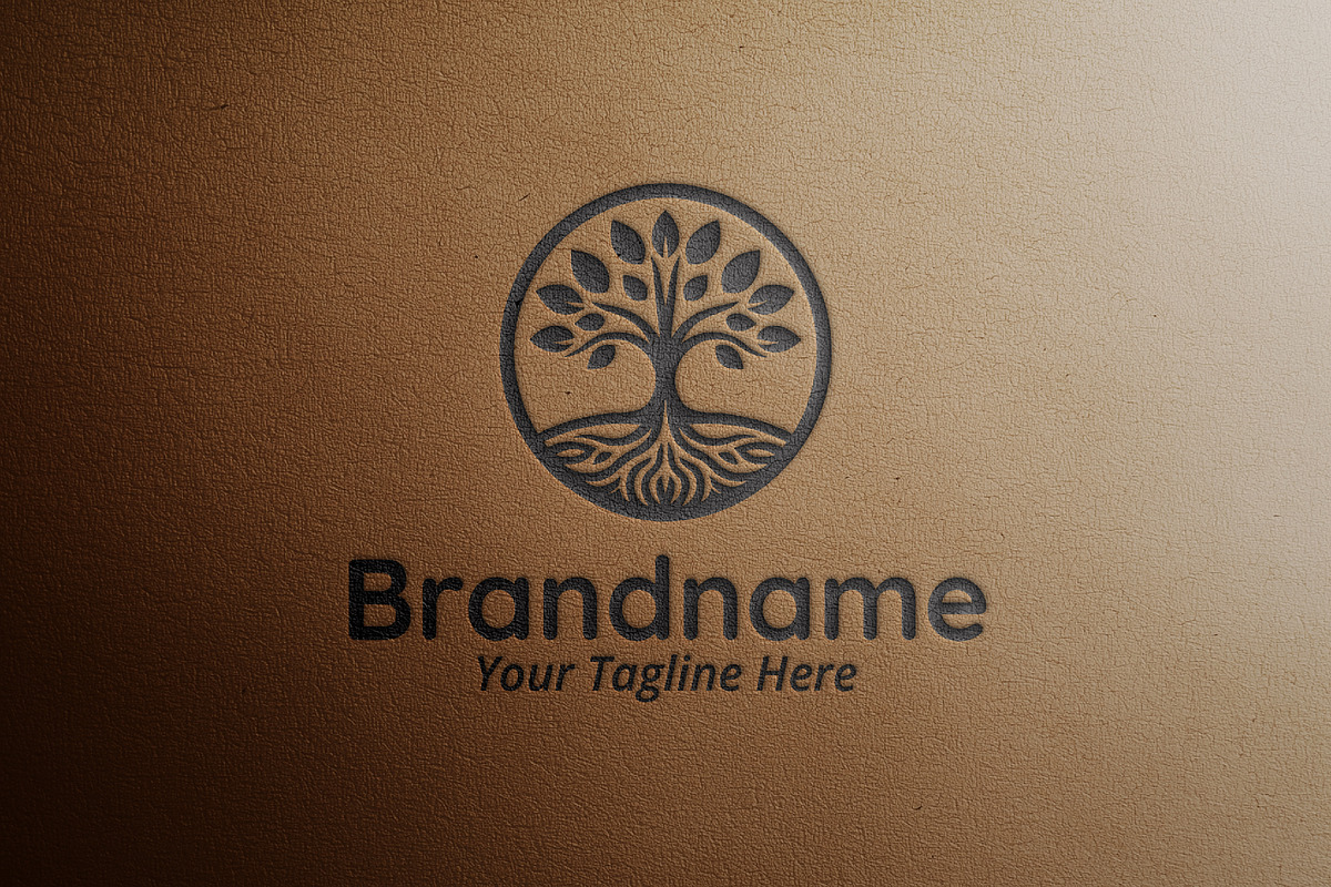 Elegant Tree Logo Design Template preview 6