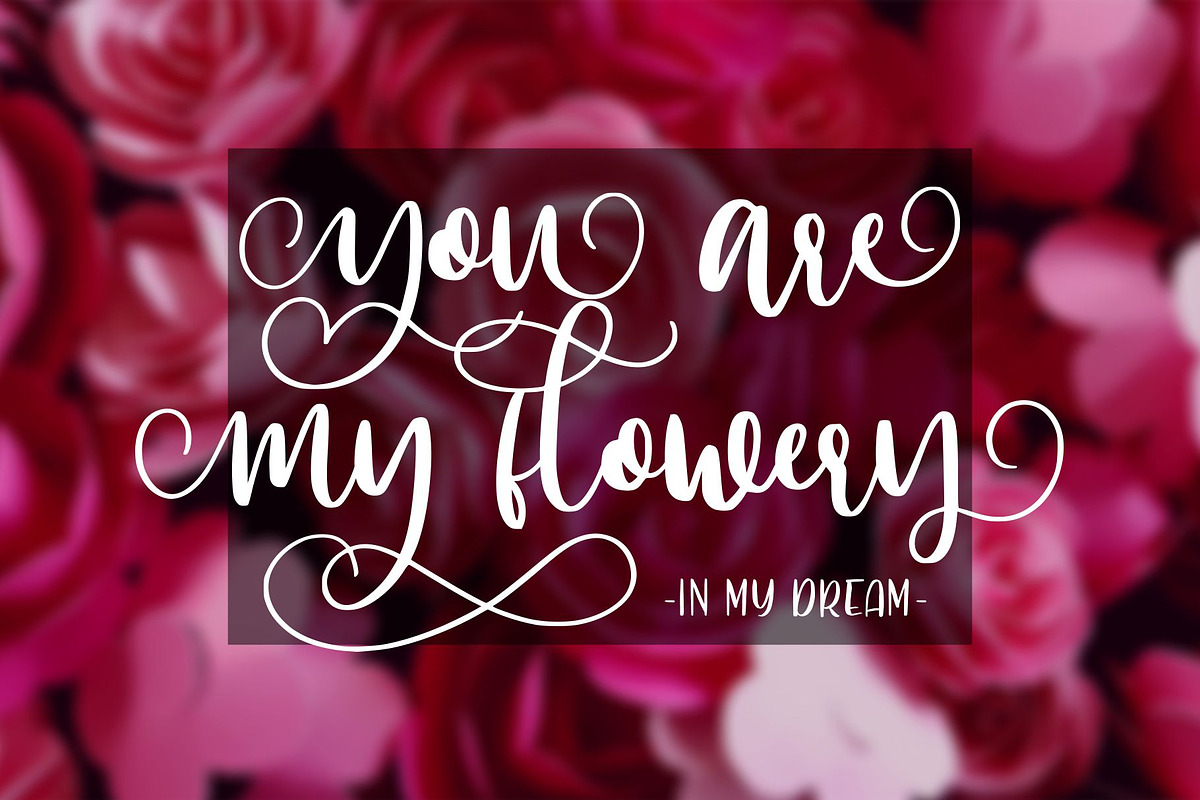 Hi Virginia - a Beauty Font preview 2