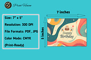 Birthday Greeting Card: 7x5, a Card Template by Print Haven (Thumbnail 4 of 4)