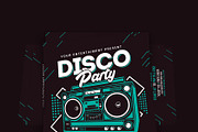 Disco Party Flyer, a Flyer Template by Muhamad Iqbal hidayat (Thumbnail 3 of 4)