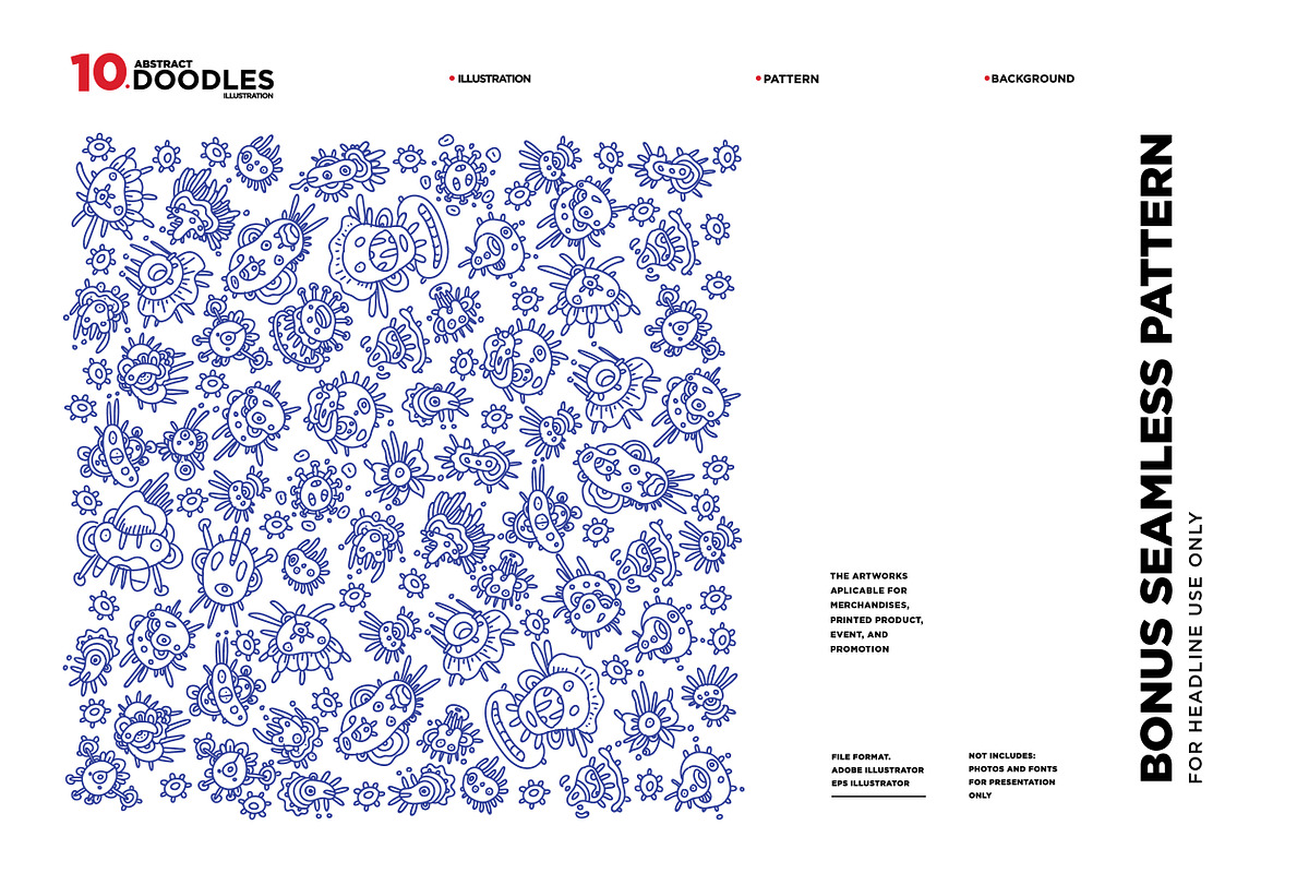 10 Abstract Doodle Illustrations, a Decorative Illustration by singpentinkhappy (Photo 9 of 9)