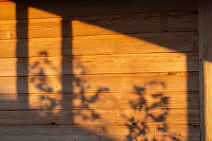 Nordic Cabin Shadows, an Architecture Photo by Virgo Studio
