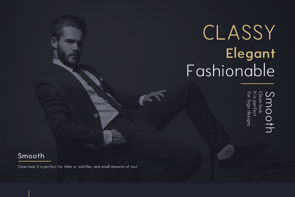 ENRIQ - Elegant Sans Serif Font preview 2