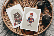 Retro Geometric Christmas set, a Decorative Illustration by Tabita's shop (Thumbnail 11 of 13)