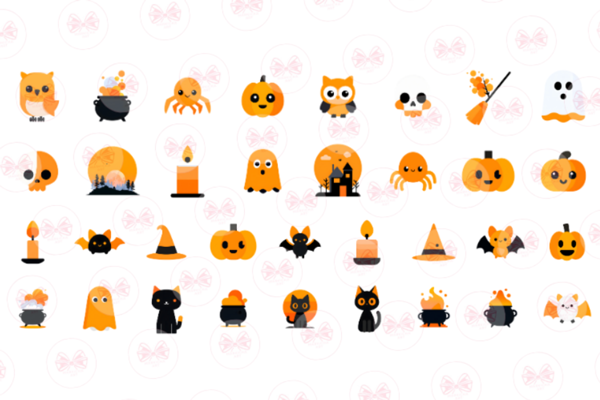Cute Halloween Svg Clipart, an Illustration by Markicha Art (Photo 4 of 5)