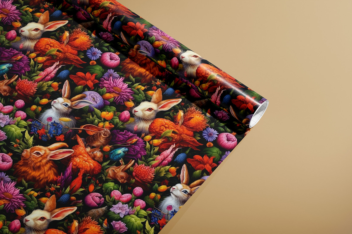 Fantastic Animals Seamless Patterns, a Pattern Graphic by PrintyleStudio (Photo 4 of 6)