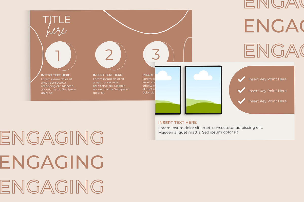 SALE! Boho Slide Deck Templates, a Presentation Template by Marketing Templates Co. (Photo 6 of 15)