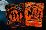 Halloween Party Flyer template, a Person Illustration by Moloko88 (Thumbnail 1 of 3)