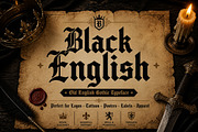 Black English, a Blackletter Font by Wow Magic (Thumbnail 2 of 4)