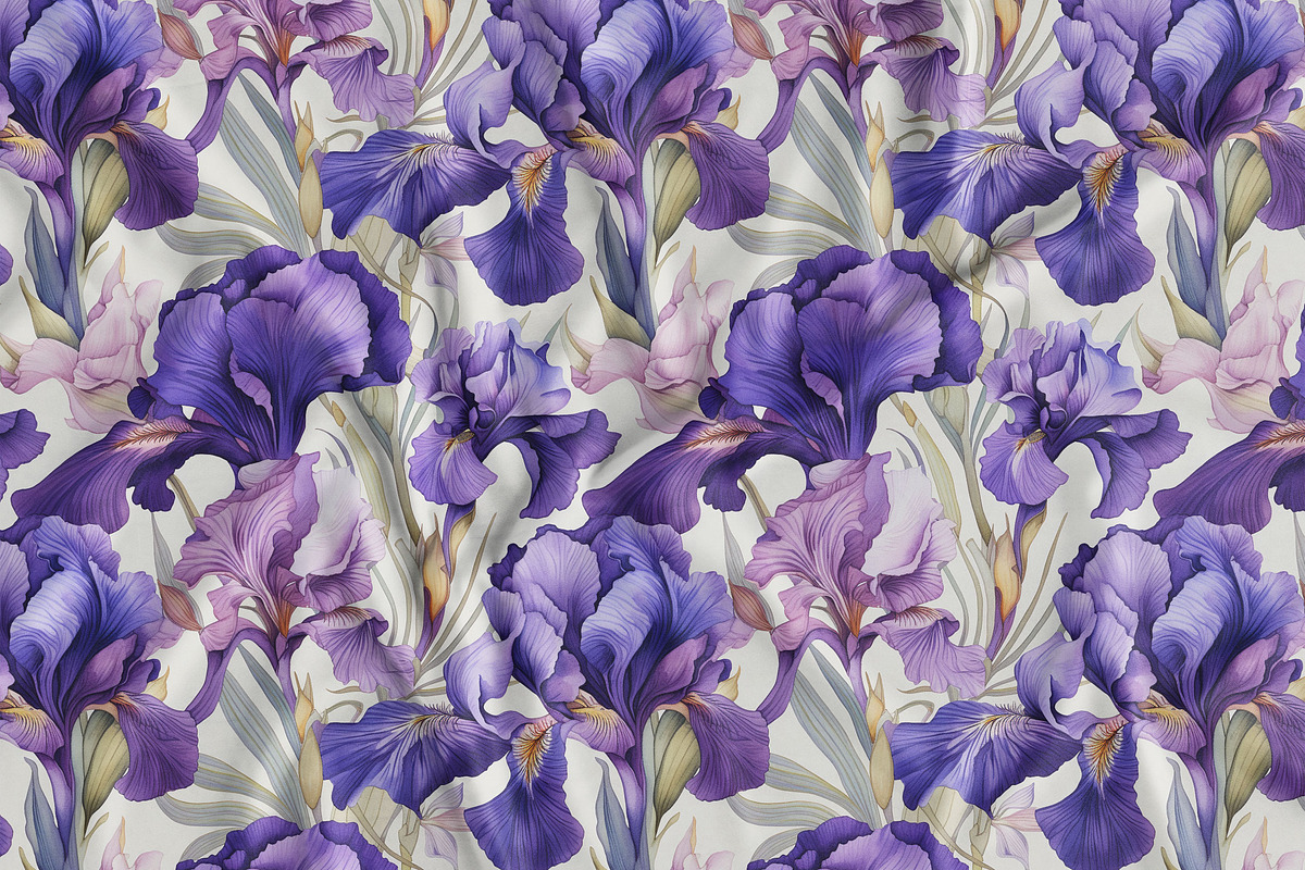 Vintage Botanicals Floral Patterns, a Pattern Graphic by Olya Creative (Photo 15 of 18)