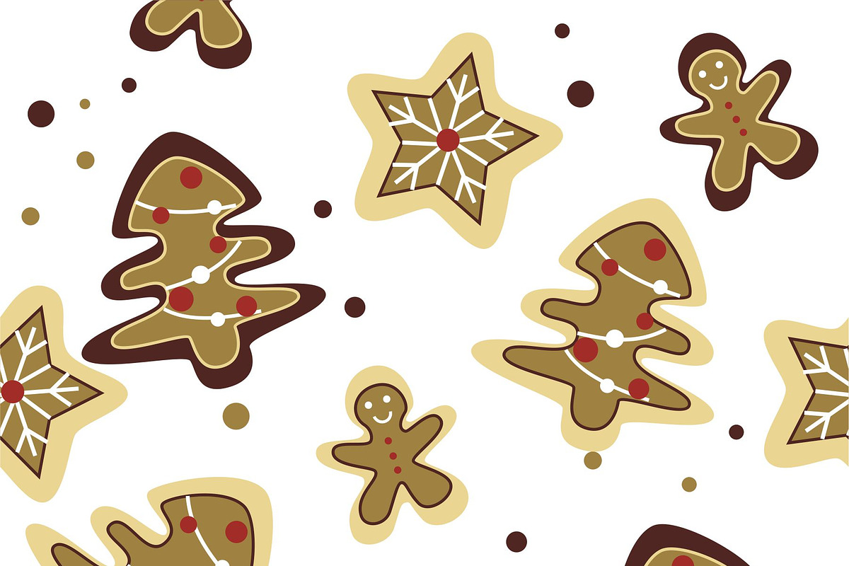Vintage Christmas digital paper, a Pattern Graphic by ItsDianaDesign (Photo 2 of 8)