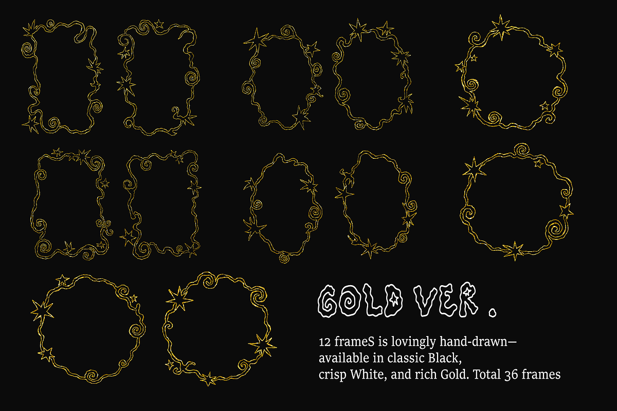Whimsical Frames Hand-Drawn Borders, an Object Graphic by Nonceni (Photo 10 of 11)