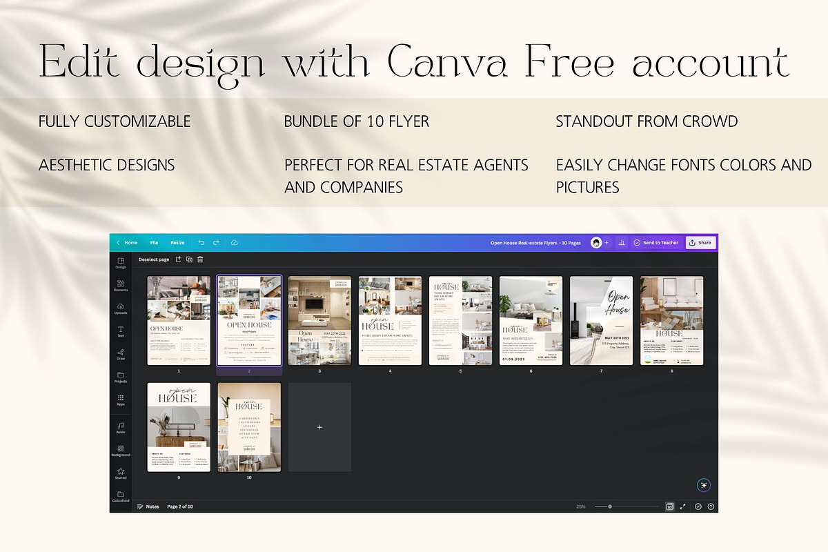 Real estate modern Flyers Templates, a Marketing Template by heynomi (Photo 3 of 3)