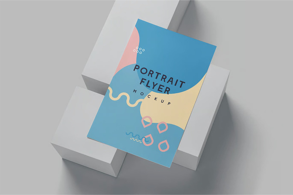US Half Letter Size Flyer Mockups, an Advertising Mockup by megostudi0 (Photo 2 of 6)