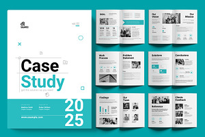 Professional Case Study Booklet, a Brochure Template by ContestDesign