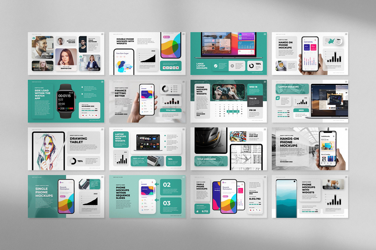 WDGT Animated PowerPoint Template, a Presentation Template by Creathrive Design (Photo 10 of 15)