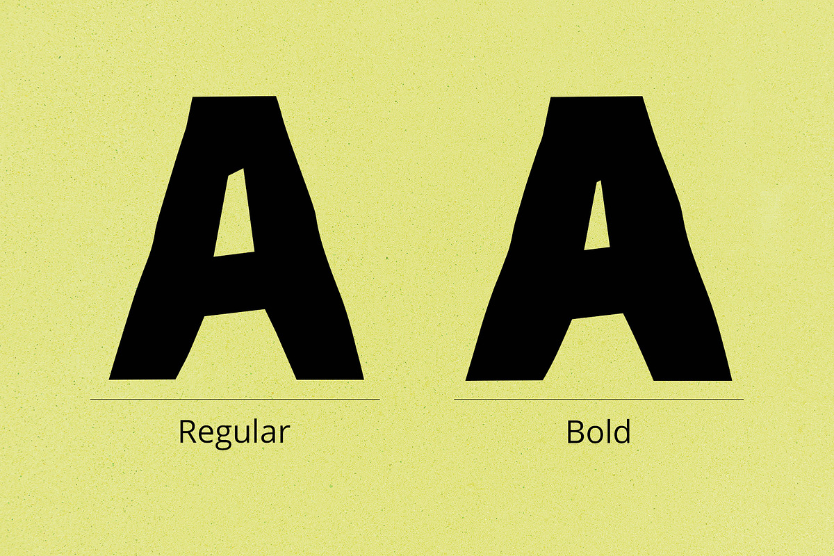 Gasser Gank Sans Serif Display Font, a Sans Serif Font by Pokal Studio (Photo 5 of 8)