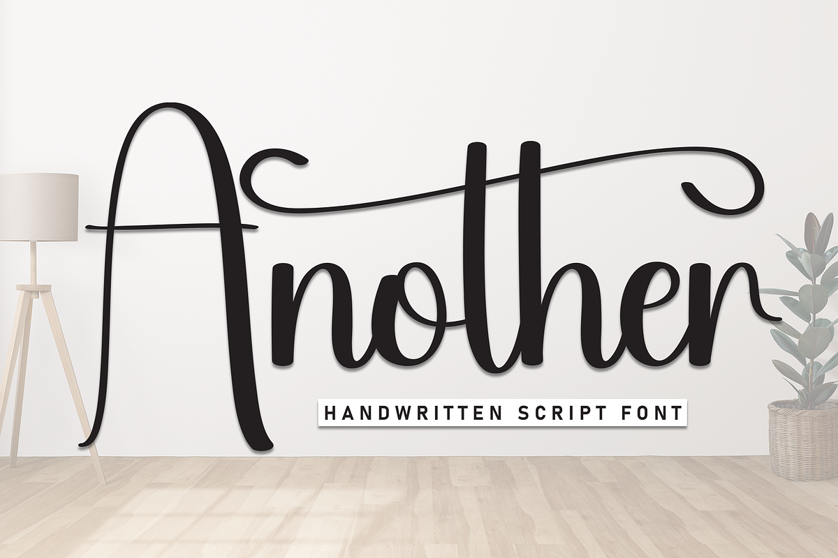 Another | Script Font, a Handwritten Font by Scratchones (Photo 1 of 9)