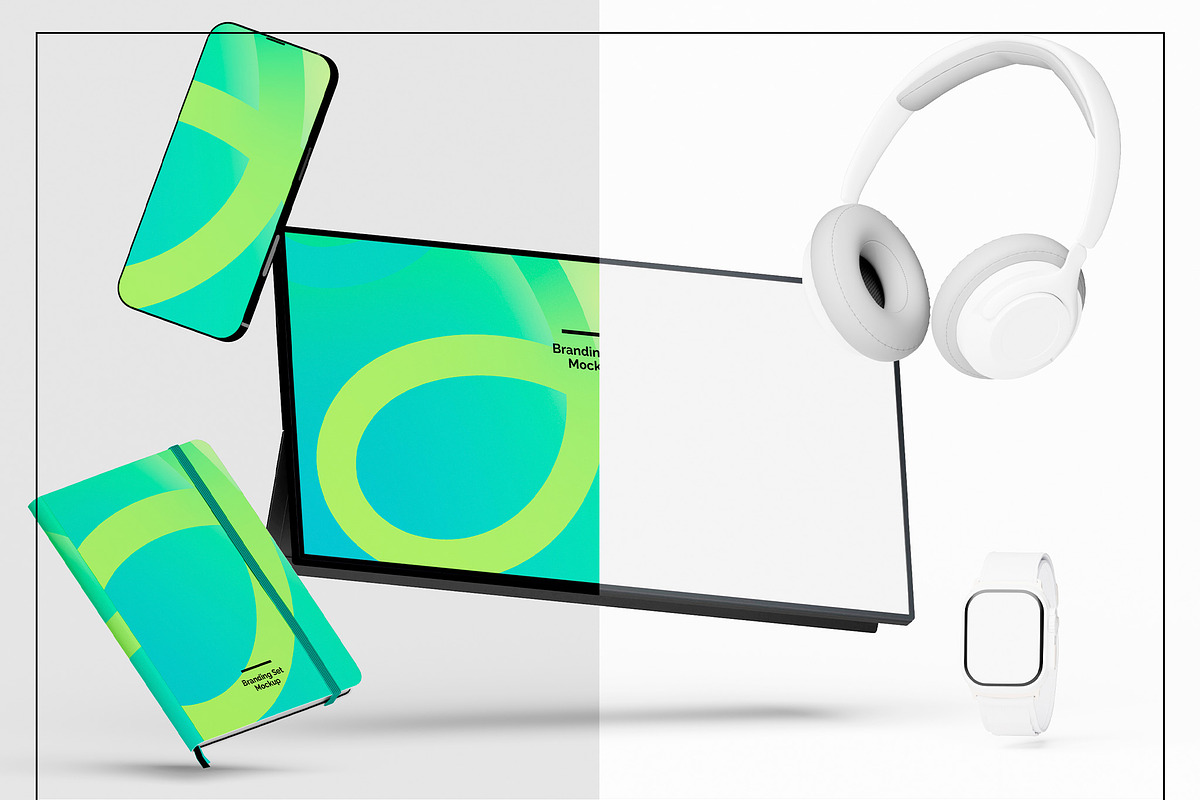 Brand Corporate Mockup Bundle, a Packaging Mockup by Mego-studio (Photo 8 of 11)