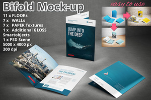 Bifold Brochure Mockup