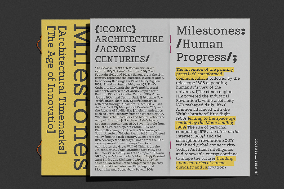 UT Symbold - A Unique Display Font, a Sans Serif Font by Universitype (Photo 13 of 13)