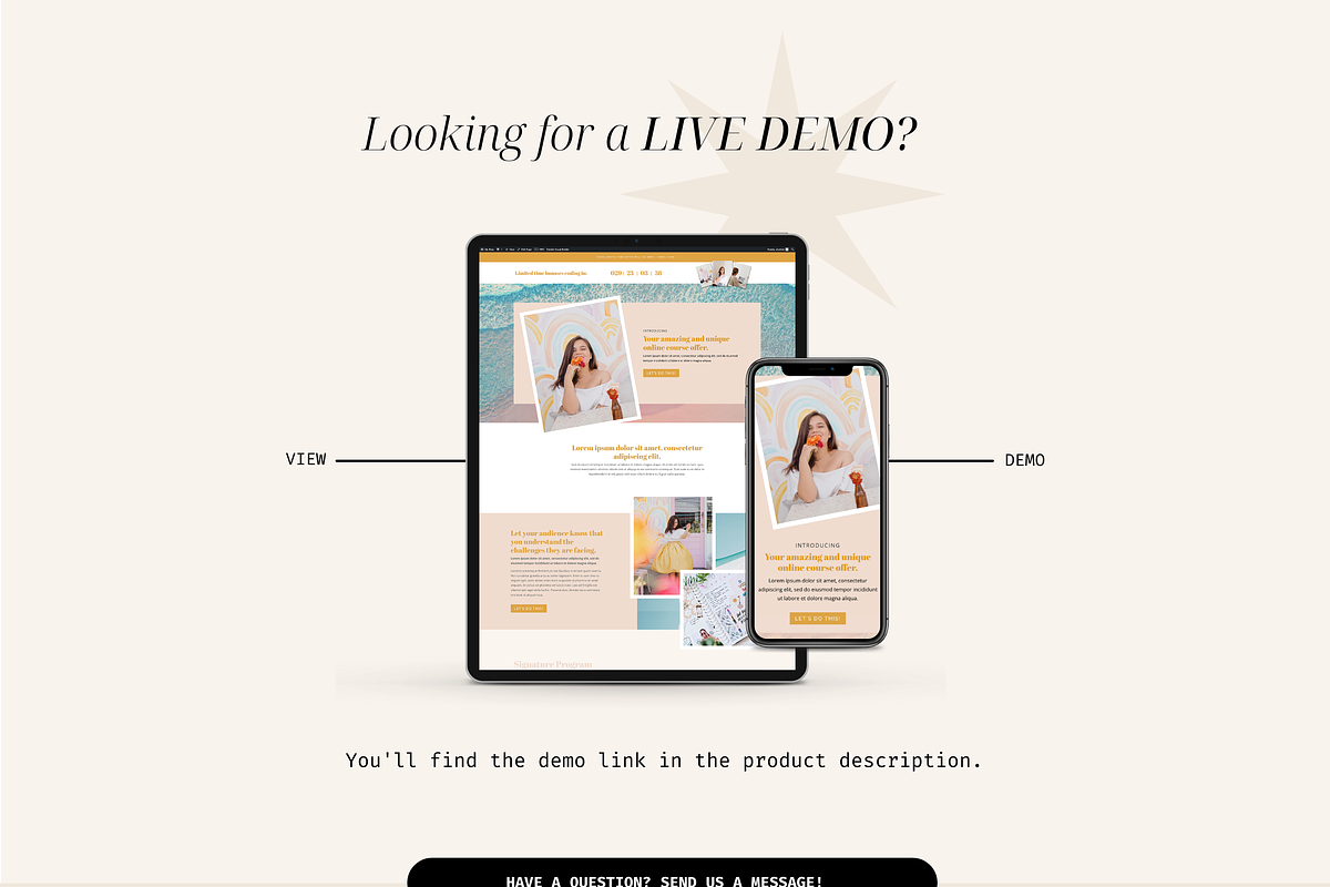 Coco Sales Page Template for Divi, a WordPress Template by Studio La Luna (Photo 5 of 5)