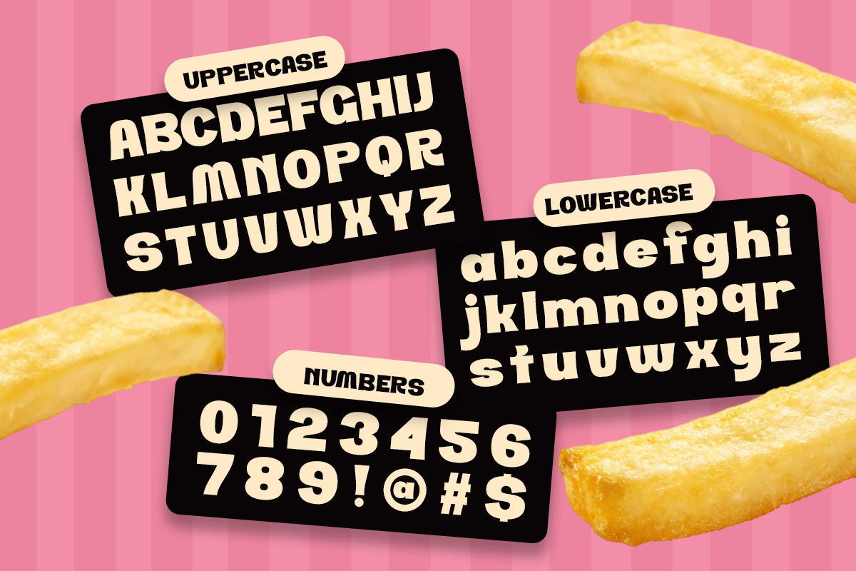 Noglia - Food Display Font, a Sans Serif Font by Pandeka Studio (Photo 9 of 9)
