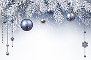 Silver Christmas and New Year set, a Decorative Illustration by Vjom (Thumbnail 4 of 4)