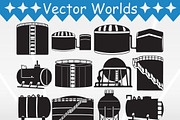 Oil Tank Storage Svg, Oil Tank Svg, an Object Graphic by VectorWorlds (Thumbnail 3 of 3)