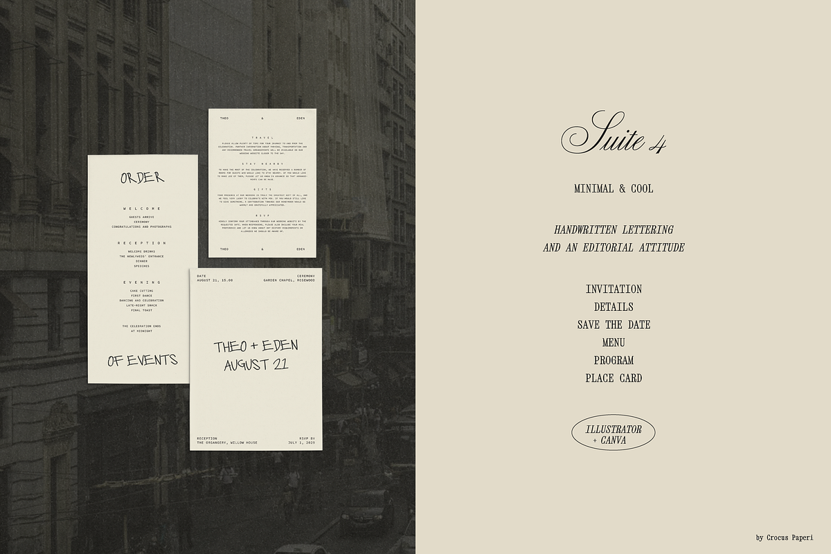 HEIRLOOM WEDDING | 48 templates, an Invitation Template by Crocus Paperi (Photo 9 of 19)