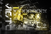 JECK - Futuristic and Cyberpunk Font, a Font by Brainwave (Thumbnail 5 of 9)