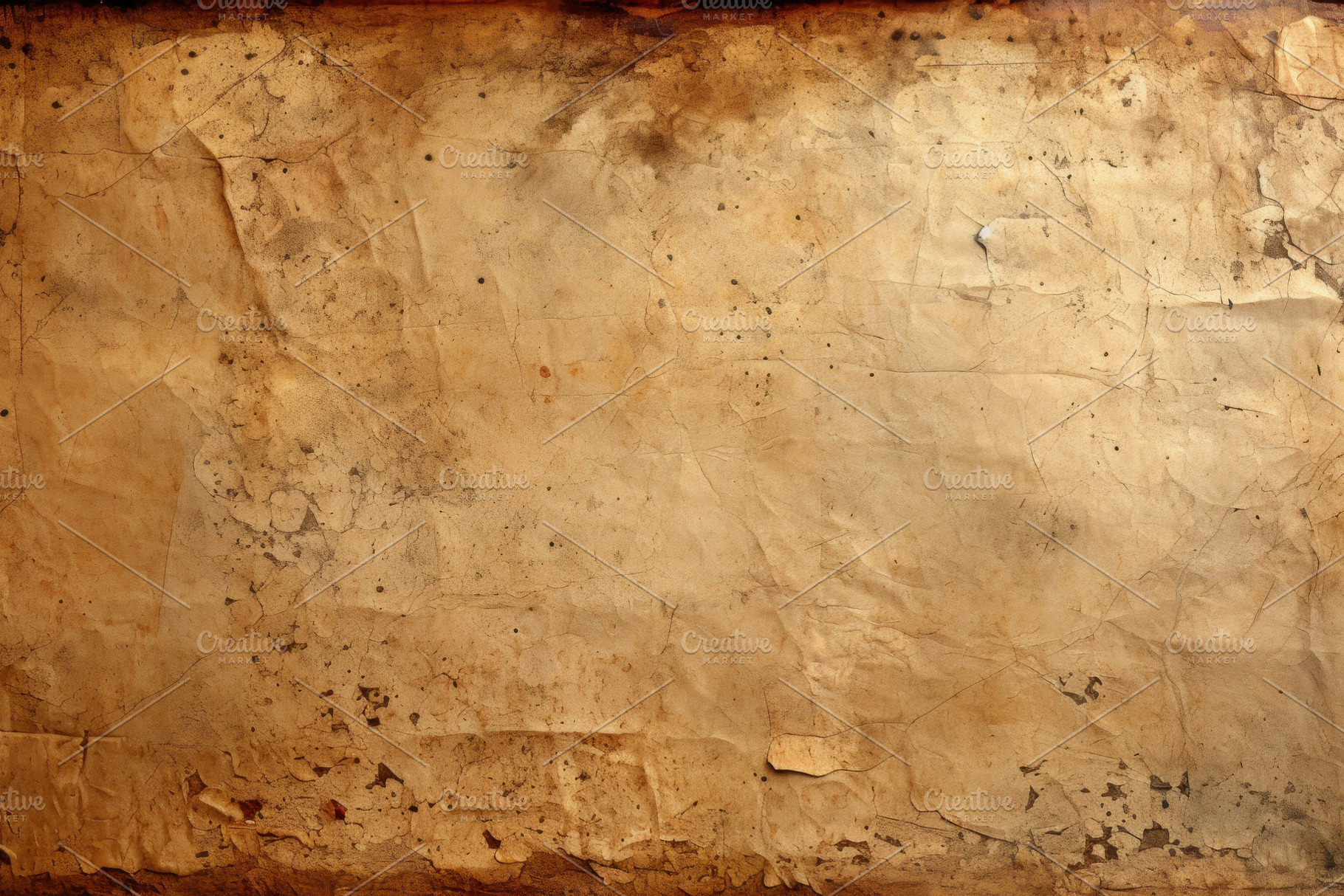 Old worn paper, vintage grungy parch, a Photo by Lopatin Photo