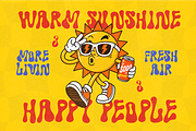 Meltypie - Retro Groovy Melted Font, a Sans Serif Font by agnyhasyastudio (Thumbnail 11 of 18)