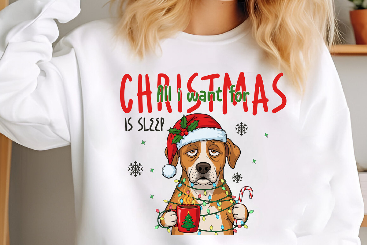Sarcastic Christmas Funny Dog Coffee, an Illustration by SinaCreation (Photo 5 of 7)