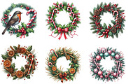 Grass Wreath Christmas Sublimation, an Illustration by CraftArtStudio (Thumbnail 2 of 6)