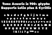 TOMO Acuario, a Font by TOMO Fonts (Thumbnail 6 of 7)