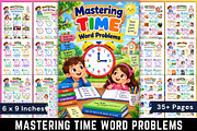 Mastering Time Word Problems, a Stationery Template by Designmela01 (Thumbnail 1 of 6)