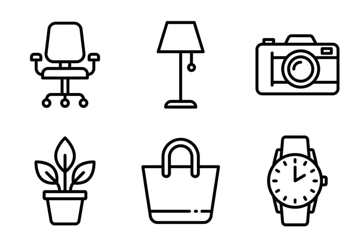 40 Small Business Icon Set, an Outline Icon by adenpinkstore (Photo 4 of 13)
