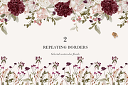 Burgundy & Blush Watercolor Florals, a Decorative Illustration by Grace Noboa Illustrations (Thumbnail 8 of 13)