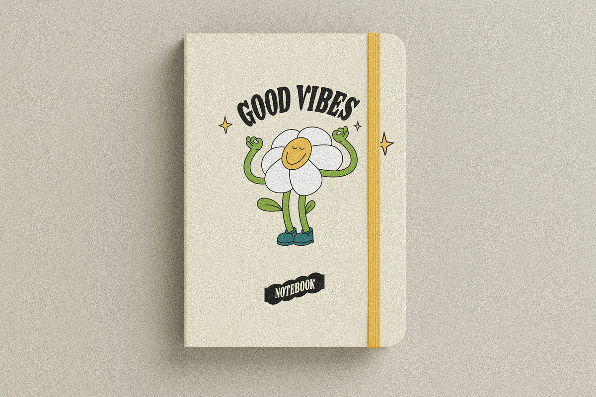 Collection retro stickers, a Texture Illustration by oxygen_8 (Photo 3 of 9)