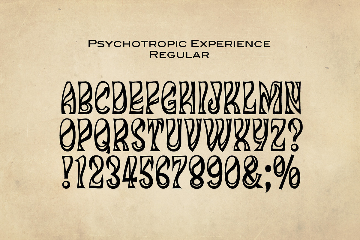 Psychotropic Experience Font Family, a Font by Mysterylab Designs (Photo 5 of 8)