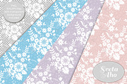 Seamless Lace Floral Patterns, a Pattern Graphic by Sveta Aho (Thumbnail 2 of 6)