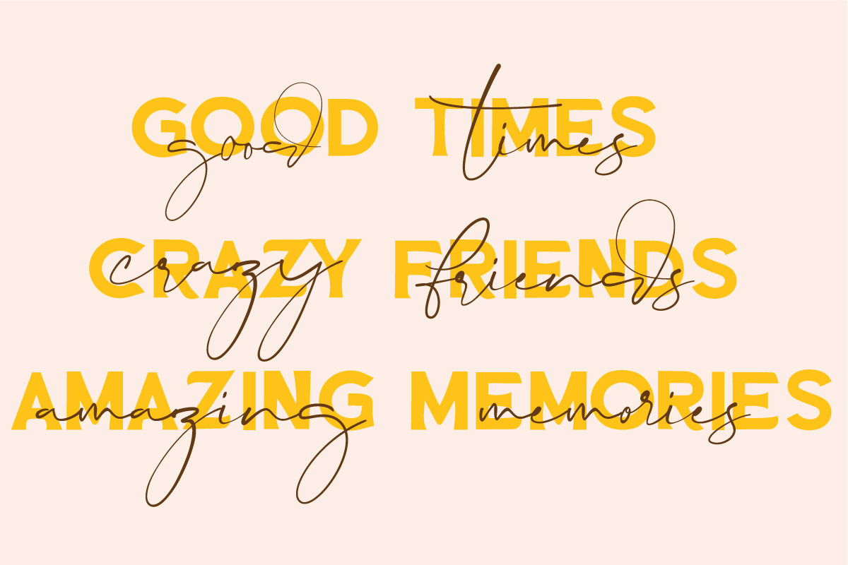 Intro SALE // Weirdos Font Duo preview 8