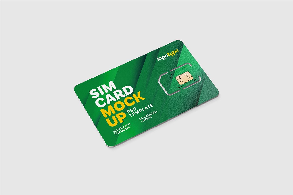 Sim Card Mockup Set, a Print Template by Deeplab (Photo 6 of 9)