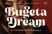 Bugeta Dream Modern Editorial Serif, a Serif Font by timelesstype.co (Thumbnail 1 of 20)
