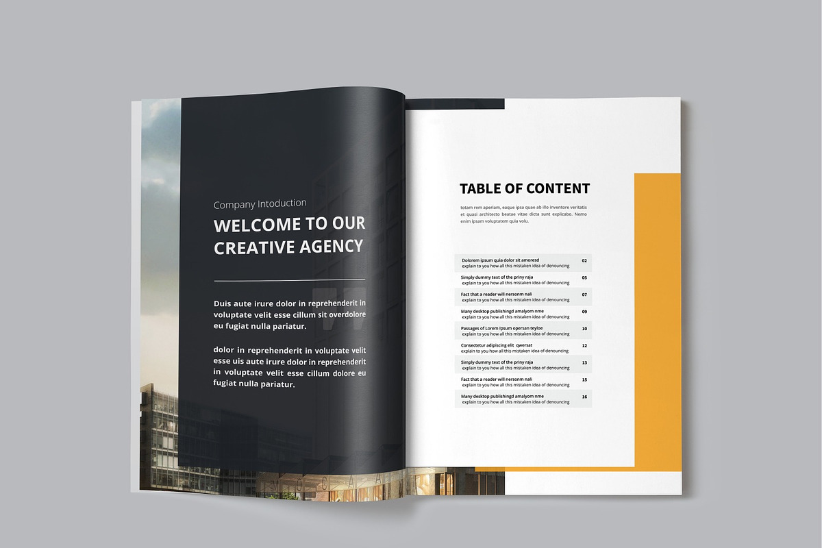 Business Proposal Brochure Template, a Brochure Template by New Lines (Photo 2 of 6)