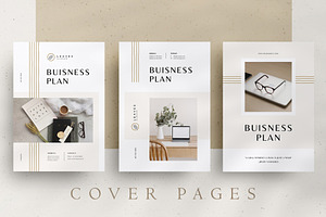 Business Plan Canva, Indd, Docx